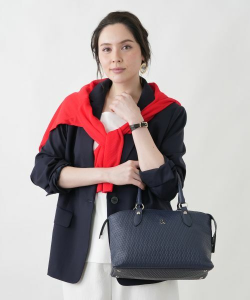 Leilian PLUS HOUSE / レリアンプラスハウス テーラードジャケット | ワンボタンテーラードジャケット（ネイビー）