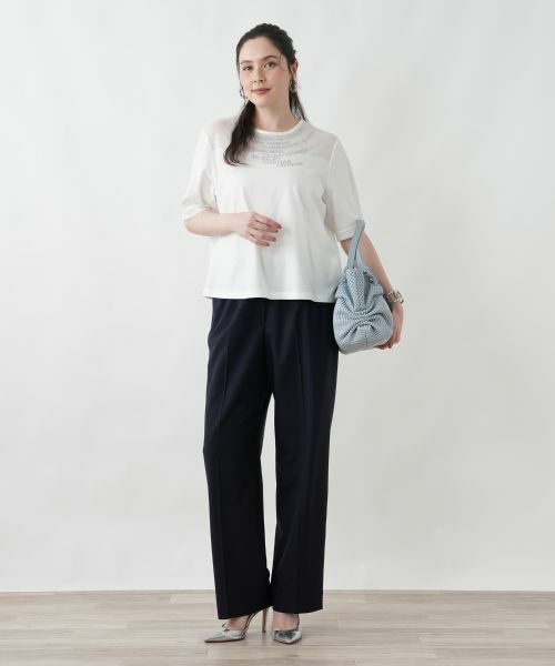 Leilian PLUS HOUSE / レリアンプラスハウス その他パンツ | センタープレスパンツ | 詳細4