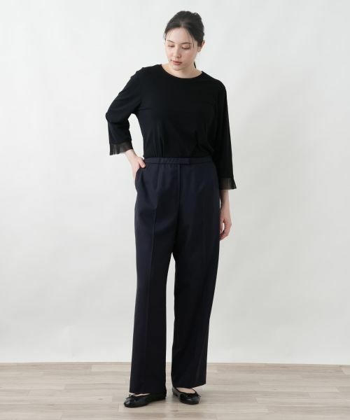 Leilian PLUS HOUSE / レリアンプラスハウス その他パンツ | センタープレスパンツ | 詳細6