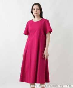 Leilian PLUS HOUSE / レリアンプラスハウス ドレス | サッカー調ワンピース【2026年5月カタログ】