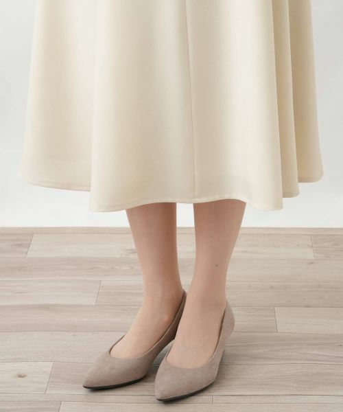 Leilian PLUS HOUSE / レリアンプラスハウス ミニ・ひざ丈スカート | パネルフレアスカート | 詳細11