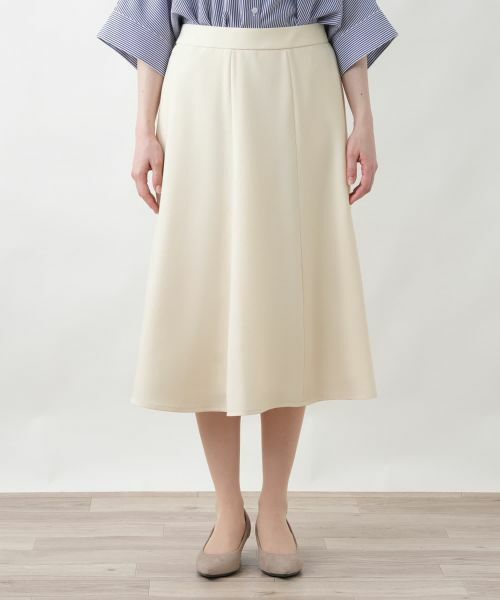 Leilian PLUS HOUSE / レリアンプラスハウス ミニ・ひざ丈スカート | パネルフレアスカート | 詳細7