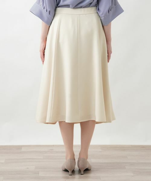 Leilian PLUS HOUSE / レリアンプラスハウス ミニ・ひざ丈スカート | パネルフレアスカート | 詳細9