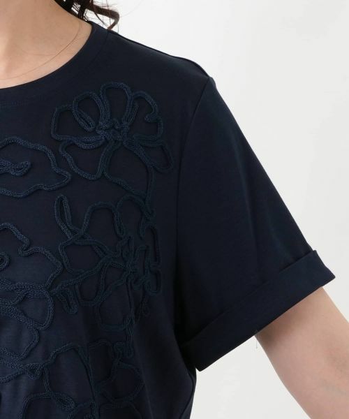 Leilian PLUS HOUSE / レリアンプラスハウス カットソー | フラワーモチーフカットソー【MUSE BY ROCHAS Premiere】 | 詳細12