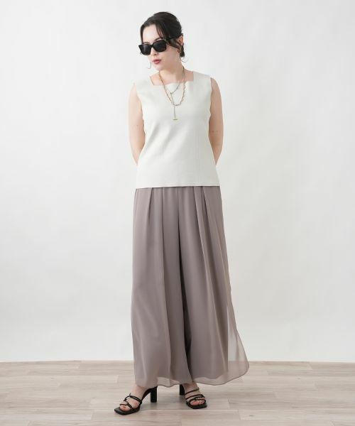 Leilian PLUS HOUSE / レリアンプラスハウス カットソー | スクエアネックカットソー【Leilian WHITE LABEL】 | 詳細26