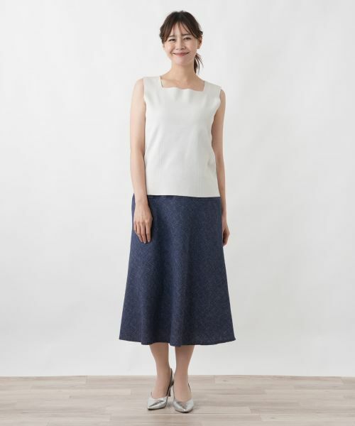 Leilian PLUS HOUSE / レリアンプラスハウス カットソー | スクエアネックカットソー【Leilian WHITE LABEL】 | 詳細29
