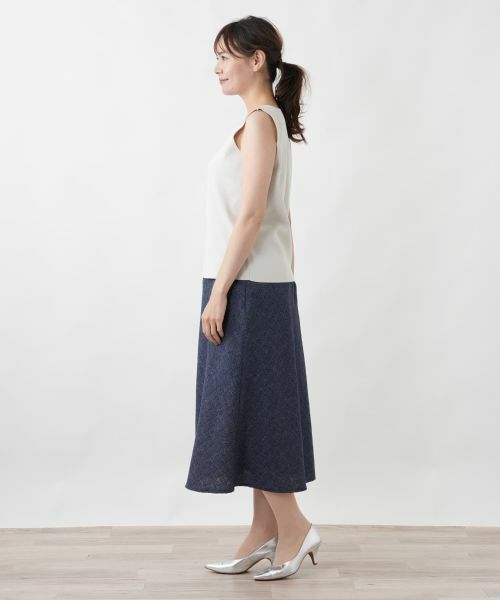 Leilian PLUS HOUSE / レリアンプラスハウス カットソー | スクエアネックカットソー【Leilian WHITE LABEL】 | 詳細30