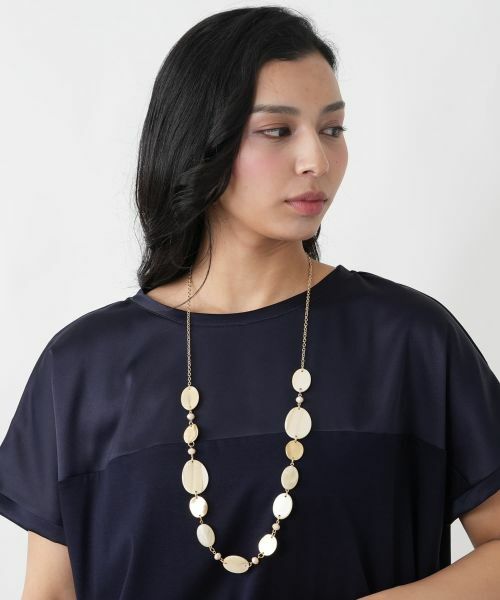 Leilian PLUS HOUSE / レリアンプラスハウス ネックレス・ペンダント・チョーカー | ミックスプレートネックレス | 詳細5