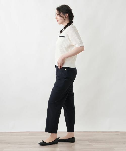 Leilian PLUS HOUSE / レリアンプラスハウス その他パンツ | 【UVカット・はっ水・接触冷感・吸水・速乾】クロップド丈カジュアルパンツ【Rich 1-mile】 | 詳細2