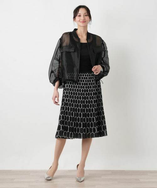 Leilian PLUS HOUSE / レリアンプラスハウス ロング・マキシ丈スカート | プリーツスカート【Leilian WHITE LABEL】 | 詳細1