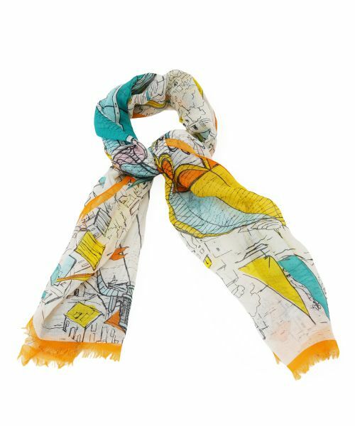 Leilian PLUS HOUSE / レリアンプラスハウス マフラー・ショール・スヌード・ストール | ストール（イエロー系）