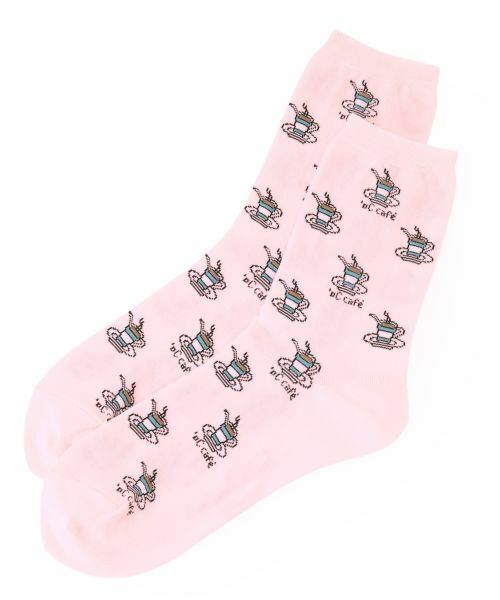 Leilian PLUS HOUSE / レリアンプラスハウス ソックス | モチーフソックス【Dieffe Kinloch】（ピンク系）