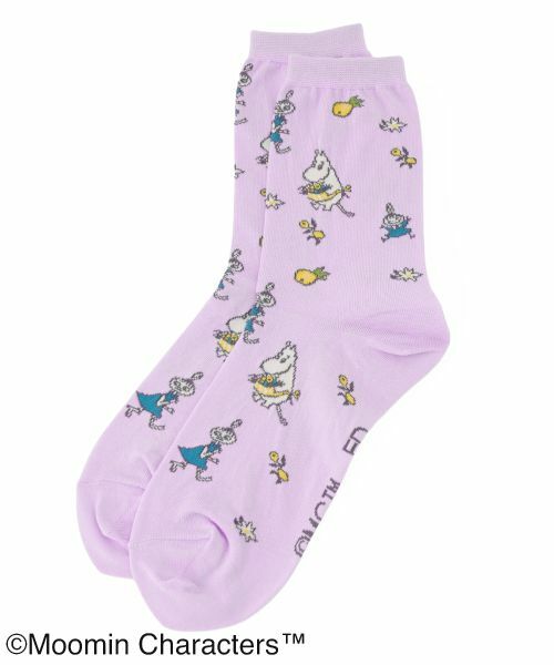 Leilian PLUS HOUSE / レリアンプラスハウス ソックス | ソックス【ムーミン】（ラベンダー）
