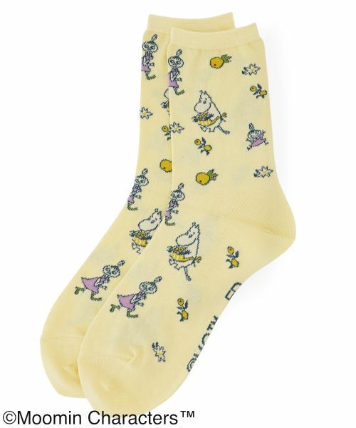 Leilian PLUS HOUSE / レリアンプラスハウス ソックス | ソックス【ムーミン】（レモンイエロー系）