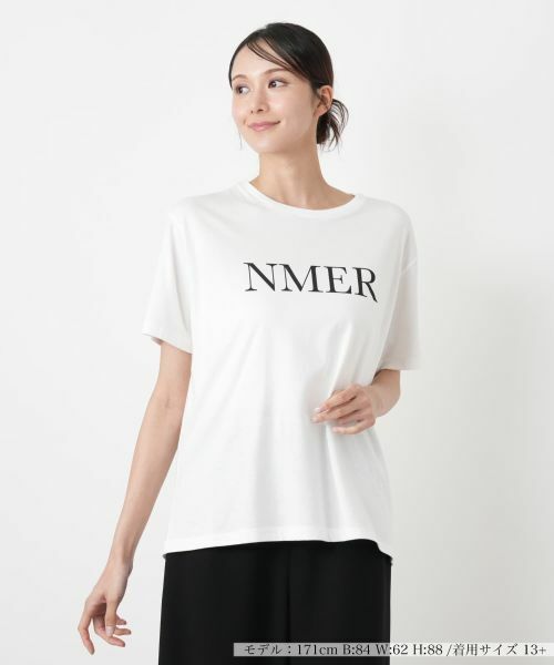 Leilian PLUS HOUSE / レリアンプラスハウス Tシャツ | Tシャツ【NEMIKA】（アイボリー）