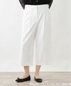 Leilian PLUS HOUSE / レリアンプラスハウス その他パンツ | クロップドワイドパンツ