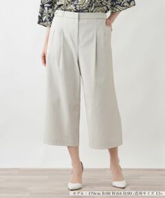 Leilian PLUS HOUSE / レリアンプラスハウス その他パンツ | クロップドワイドパンツ