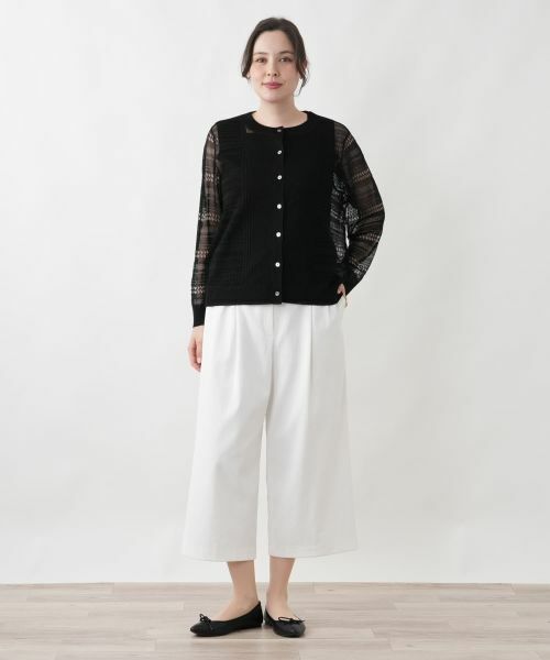 Leilian PLUS HOUSE / レリアンプラスハウス その他パンツ | クロップドワイドパンツ | 詳細10