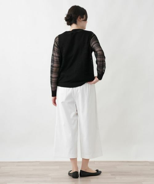 Leilian PLUS HOUSE / レリアンプラスハウス その他パンツ | クロップドワイドパンツ | 詳細12