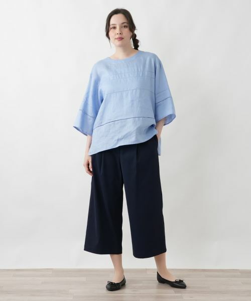 Leilian PLUS HOUSE / レリアンプラスハウス その他パンツ | クロップドワイドパンツ | 詳細7