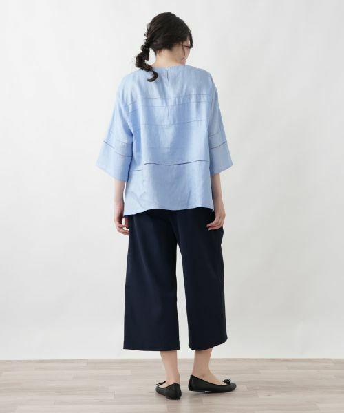 Leilian PLUS HOUSE / レリアンプラスハウス その他パンツ | クロップドワイドパンツ | 詳細9