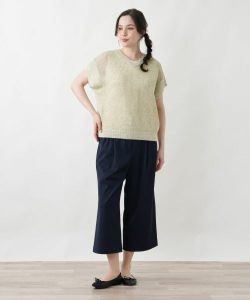 Leilian PLUS HOUSE / レリアンプラスハウス テーラードジャケット | 2WAYメッシュニット【Leilian WHITE LABEL】 | 詳細10