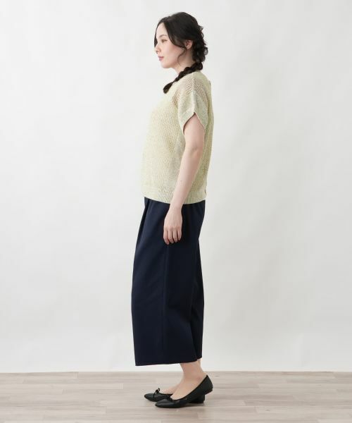 Leilian PLUS HOUSE / レリアンプラスハウス テーラードジャケット | 2WAYメッシュニット【Leilian WHITE LABEL】 | 詳細11