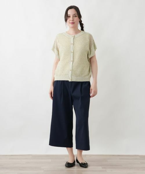 Leilian PLUS HOUSE / レリアンプラスハウス テーラードジャケット | 2WAYメッシュニット【Leilian WHITE LABEL】 | 詳細13