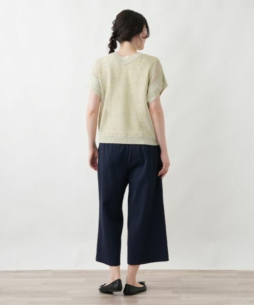 Leilian PLUS HOUSE / レリアンプラスハウス テーラードジャケット | 2WAYメッシュニット【Leilian WHITE LABEL】 | 詳細14