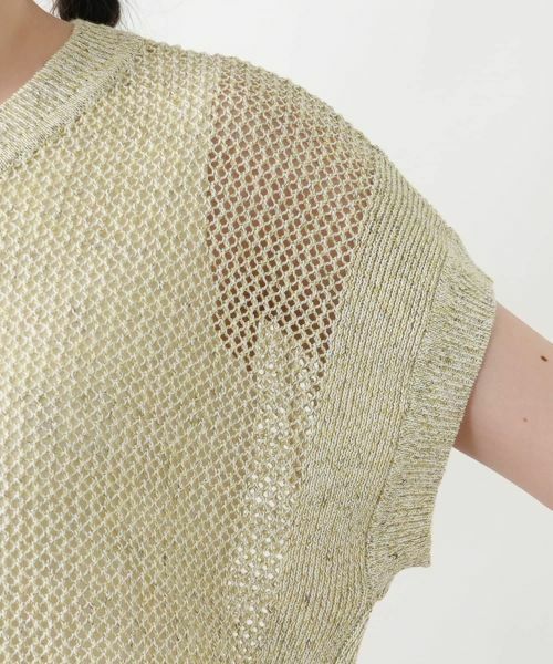 Leilian PLUS HOUSE / レリアンプラスハウス テーラードジャケット | 2WAYメッシュニット【Leilian WHITE LABEL】 | 詳細20