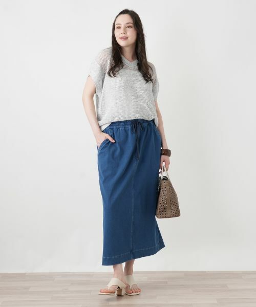 Leilian PLUS HOUSE / レリアンプラスハウス テーラードジャケット | 2WAYメッシュニット【Leilian WHITE LABEL】 | 詳細3