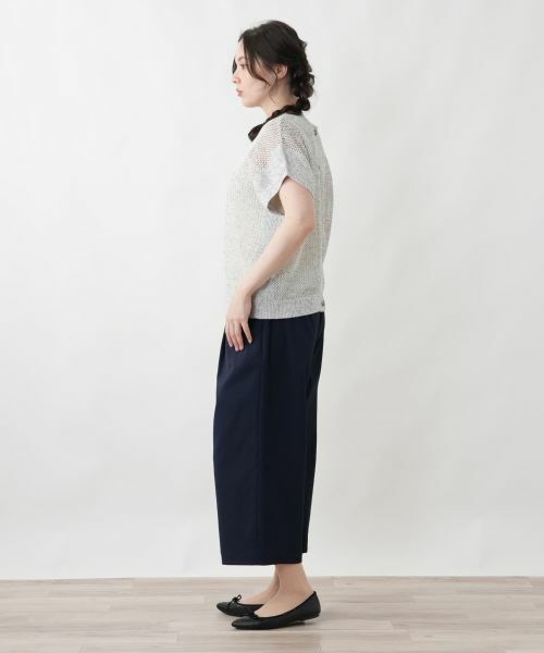 Leilian PLUS HOUSE / レリアンプラスハウス テーラードジャケット | 2WAYメッシュニット【Leilian WHITE LABEL】 | 詳細6
