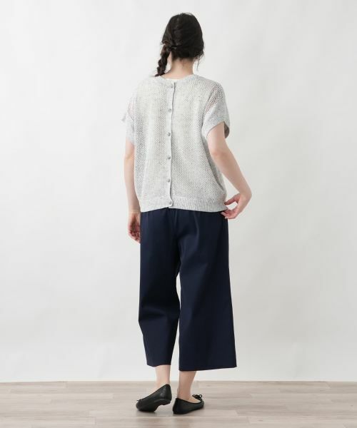 Leilian PLUS HOUSE / レリアンプラスハウス テーラードジャケット | 2WAYメッシュニット【Leilian WHITE LABEL】 | 詳細7