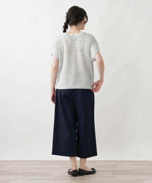Leilian PLUS HOUSE / レリアンプラスハウス テーラードジャケット | 2WAYメッシュニット【Leilian WHITE LABEL】 | 詳細9