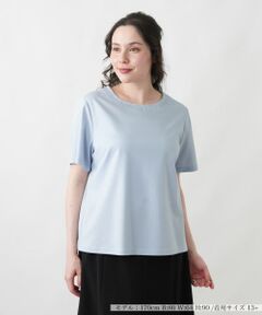 Leilian PLUS HOUSE / レリアンプラスハウス カットソー | 襟元刺繍カットソー【Leilian WHITE LABEL】