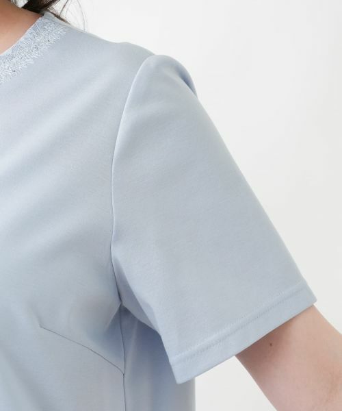 Leilian PLUS HOUSE / レリアンプラスハウス カットソー | 襟元刺繍カットソー【Leilian WHITE LABEL】 | 詳細18