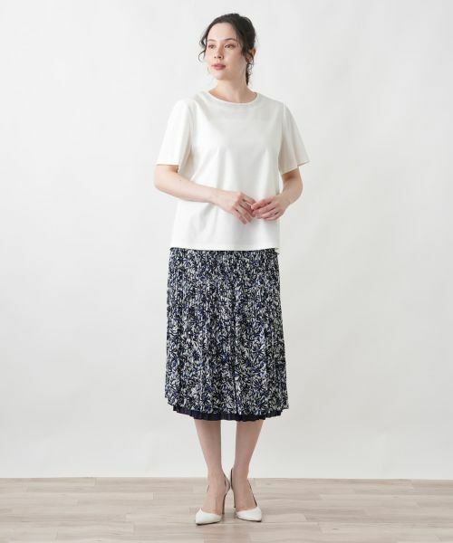 Leilian PLUS HOUSE / レリアンプラスハウス カットソー | 襟元刺繍カットソー【Leilian WHITE LABEL】 | 詳細7
