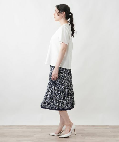 Leilian PLUS HOUSE / レリアンプラスハウス カットソー | 襟元刺繍カットソー【Leilian WHITE LABEL】 | 詳細8