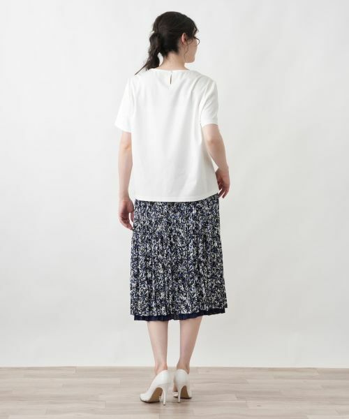 Leilian PLUS HOUSE / レリアンプラスハウス カットソー | 襟元刺繍カットソー【Leilian WHITE LABEL】 | 詳細9