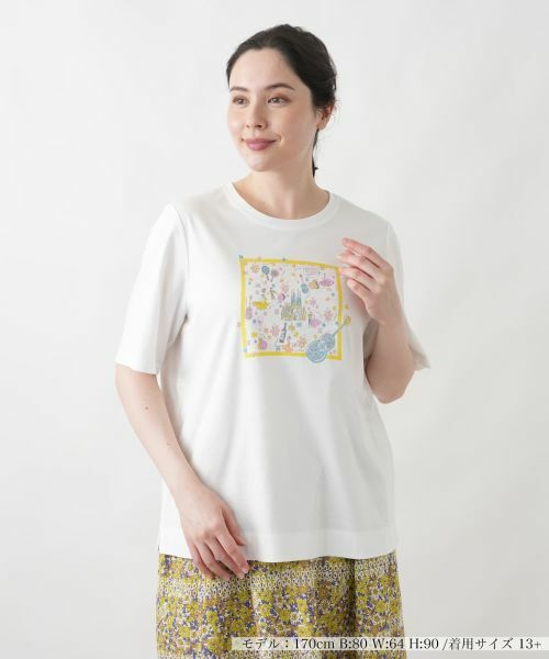 Leilian PLUS HOUSE / レリアンプラスハウス Tシャツ | Tシャツ（ピンク系）