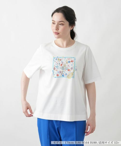 Leilian PLUS HOUSE / レリアンプラスハウス Tシャツ | Tシャツ（レッド系）