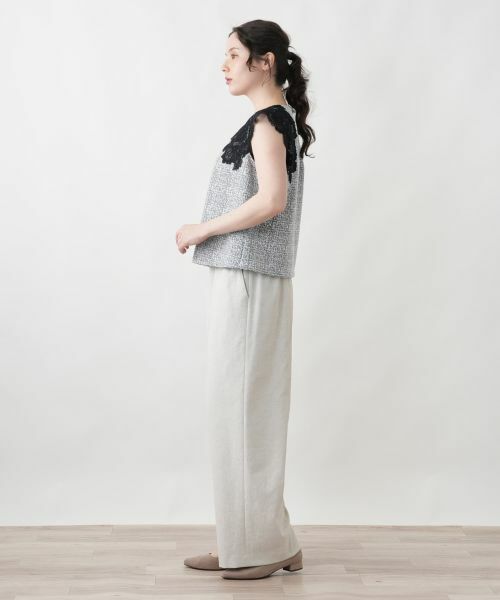 Leilian PLUS HOUSE / レリアンプラスハウス シャツ・ブラウス | ショルダーレーストップス【Leilian WHITE LABEL】 | 詳細2