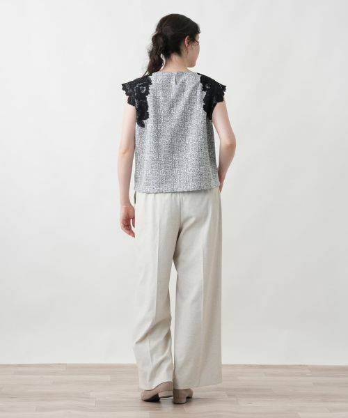 Leilian PLUS HOUSE / レリアンプラスハウス シャツ・ブラウス | ショルダーレーストップス【Leilian WHITE LABEL】 | 詳細3