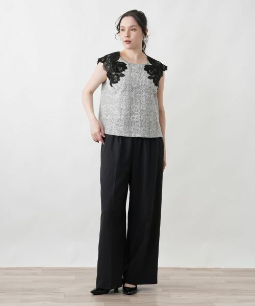 Leilian PLUS HOUSE / レリアンプラスハウス シャツ・ブラウス | ショルダーレーストップス【Leilian WHITE LABEL】 | 詳細4