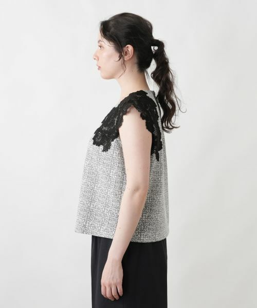 Leilian PLUS HOUSE / レリアンプラスハウス シャツ・ブラウス | ショルダーレーストップス【Leilian WHITE LABEL】 | 詳細8