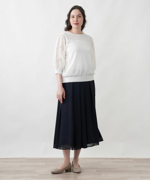 Leilian PLUS HOUSE / レリアンプラスハウス その他パンツ | ガウチョパンツ【Leilian WHITE LABEL】 | 詳細4