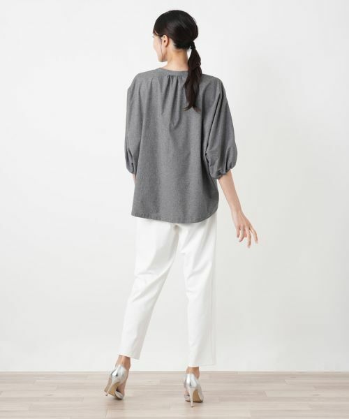 Leilian PLUS HOUSE / レリアンプラスハウス シャツ・ブラウス | 【接触冷感】羽織ブラウス【Leilian WHITE LABEL】 | 詳細3