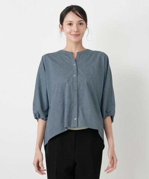 Leilian PLUS HOUSE / レリアンプラスハウス シャツ・ブラウス | 【接触冷感】羽織ブラウス【Leilian WHITE LABEL】 | 詳細7