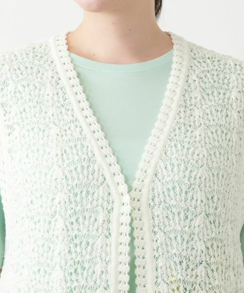 Leilian PLUS HOUSE / レリアンプラスハウス テーラードジャケット | ニットベスト【Leilian WHITE LABEL】 | 詳細16