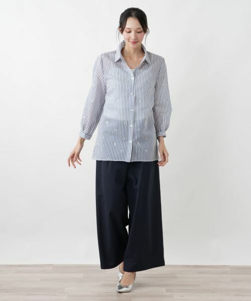 Leilian PLUS HOUSE / レリアンプラスハウス シャツ・ブラウス | シャツブラウス【Leilian WHITE LABEL】 | 詳細1
